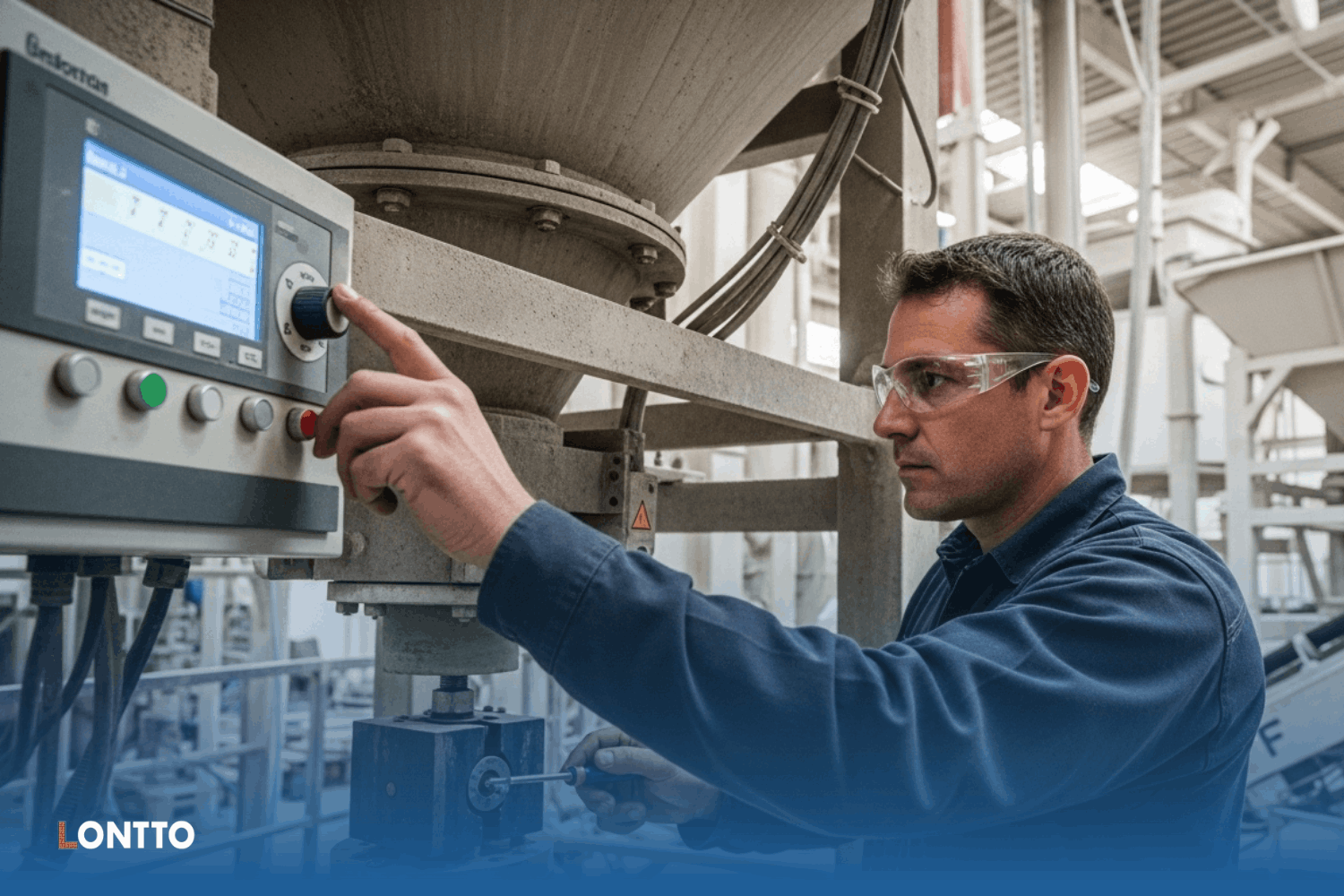 calibration system for concrete batching plant scales