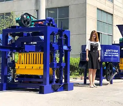 LMT4-40 Concrete cover blocks machine