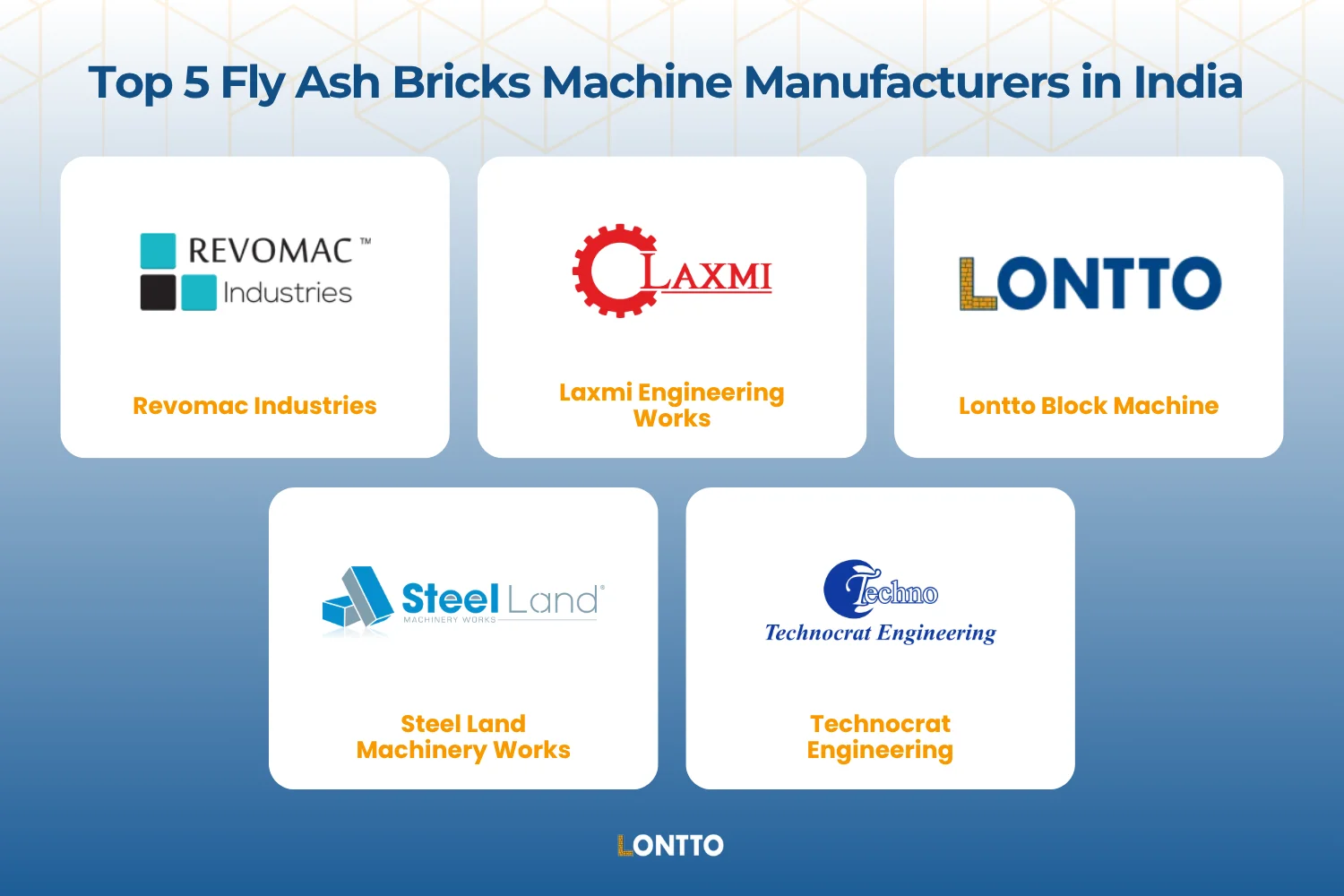 top 5 fly ash bricks machine manufacturers in india